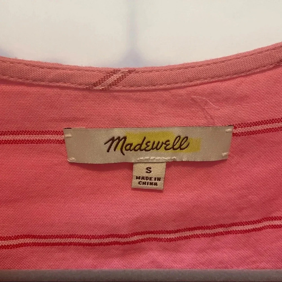 Madewell Cecelia Pink Wrap Blouse - Picture 4 of 6
